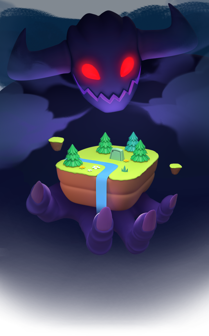 A vast shadow looming over the floating world